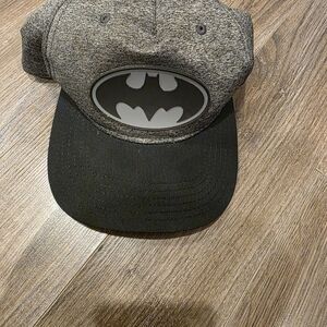 Kids Batman Logo Cap - Gray and Black